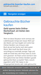 Mobile Screenshot of gebrauchte-buecher-kaufen.com