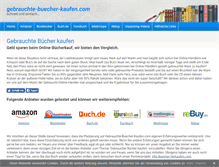 Tablet Screenshot of gebrauchte-buecher-kaufen.com